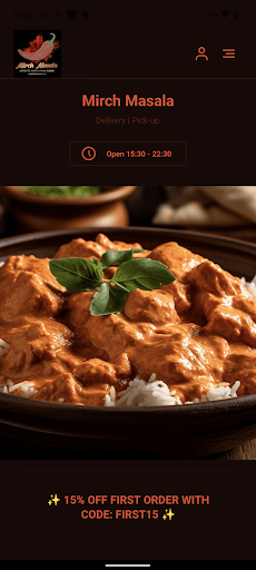 Android application Mirch Masala screenshort