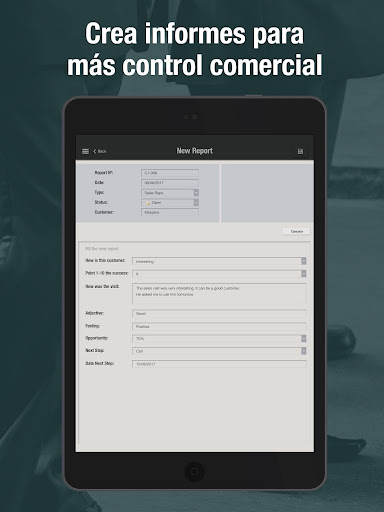 Android application uSell CRM screenshort