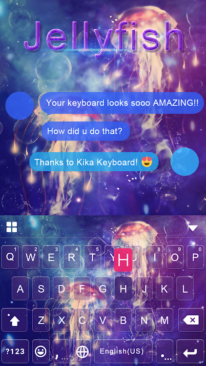 Jellyfish Kika Keyboard Theme - 7.2.0_0323 - (Android)