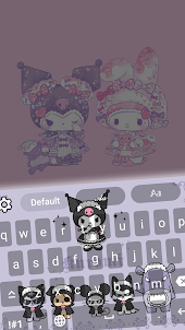 Kuromi and My Melody keyboard