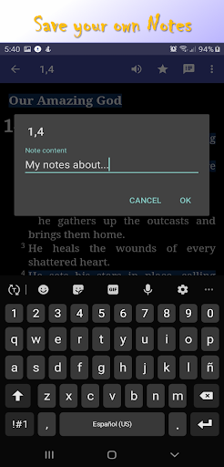 Holy Bible TPT Screen 3