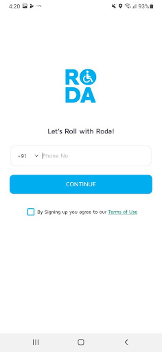 Android application RODA screenshort