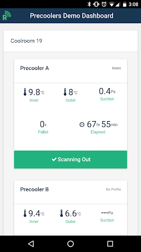 RICADO Precool Technician Screen 3