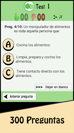 Manipulador De Alimentos Test Screen 2