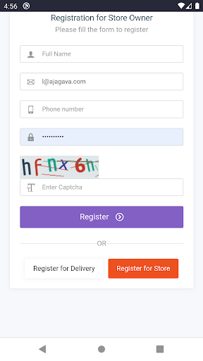 Ajagava Store Manager App