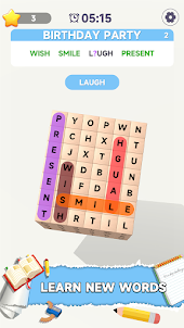 Word Search 3D Classic Puzzle