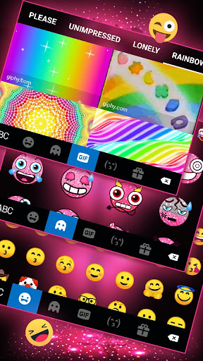 Neon Pink Galaxy Theme Screenshot 4 - AppWisp.com