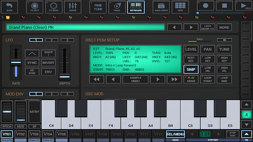 Screenshot of G-Stomper VA-Beast Synthesizer