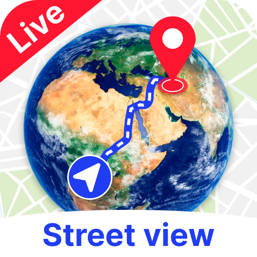 Street View GPS Navigation Map Header - AppWisp.com