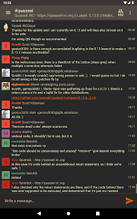 Quasseldroid IRC 1.6.2 APK screenshots 12