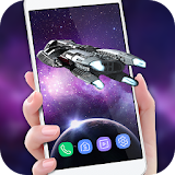 Space Galaxy Live Wallpaper HD icon