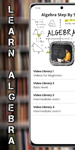 Android application Algebra Step By Step screenshort