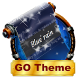 Blue rain SMS Layout icon