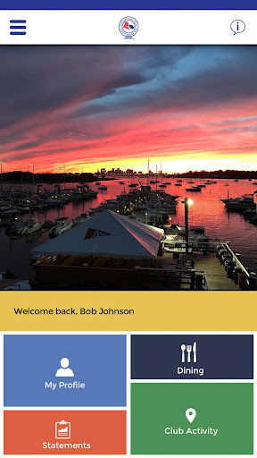 Android application Winthrop Yacht Club screenshort