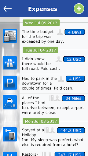 Slingshot Expenses Screen 2