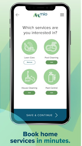 Mio Home Services Screen 2