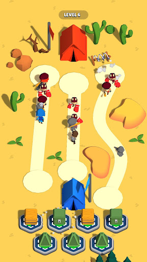 Android application Merge Fighters screenshort