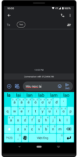 Việt/Eng Keyboard Screen 2