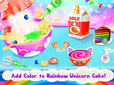 Screenshot 14 Juegos de pastel de unicornio android