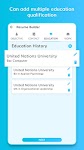 screenshot of CV: Professional Resume Maker