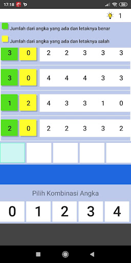 Deret Angka Screen 3