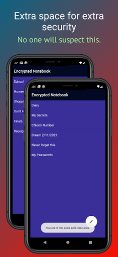 Encrypted Notebook Screen 3
