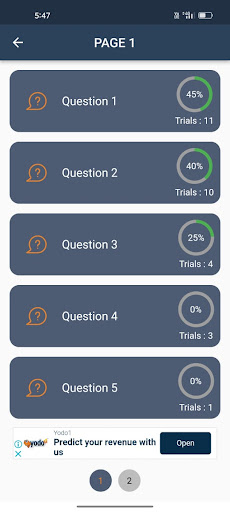 M Quizler ( All Books) Screen 2