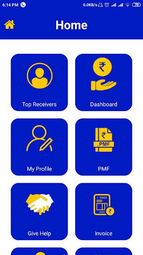 Android application giveNtake.world screenshort