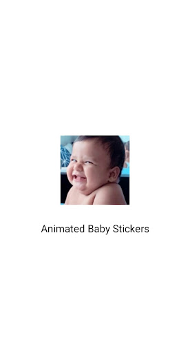 Android application Animated Baby Stickers Studio screenshort