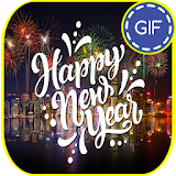 happy new year 2018 GIFS icon