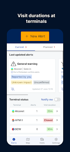 Port Alert Screen 2