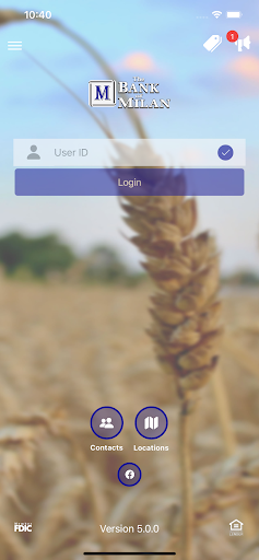 Android application The Bank of Milan screenshort