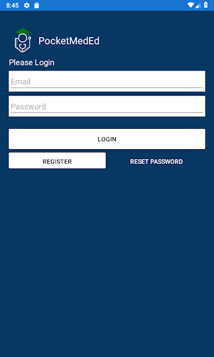 Android application PocketMedEd screenshort