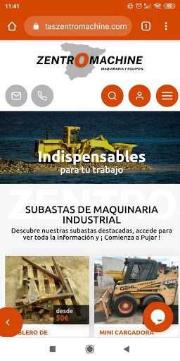 Android application Subastas Zentromachine screenshort