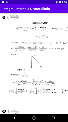 Integral Impropia Desarrollada Screen 3