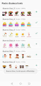 Captura 1 Stickers Buenos días y Buenas  android