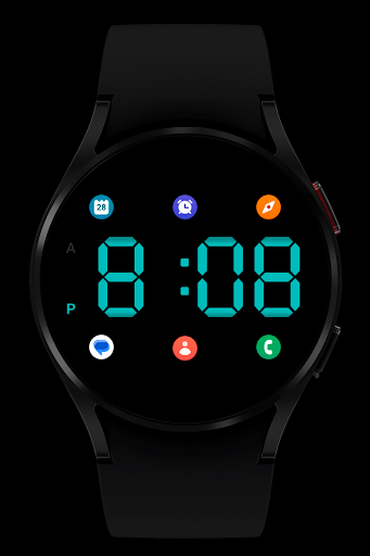 WR 025 Digital Watch Face screenshot 3