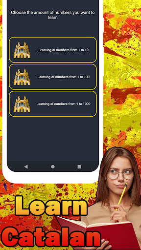 Numbers in Catalan language Screen 2
