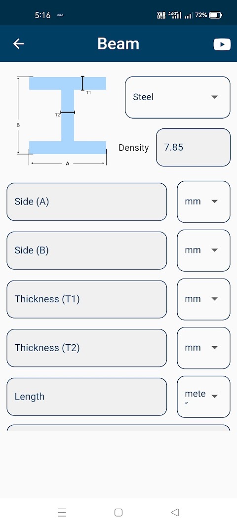 Steel Weight Calculatorのおすすめ画像2