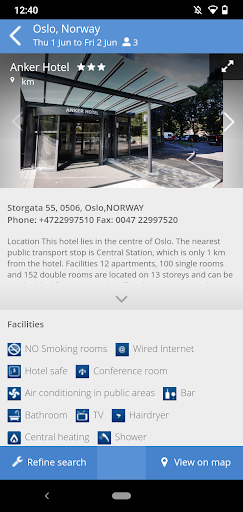 HEI Online Hotel Reservations Screen 3