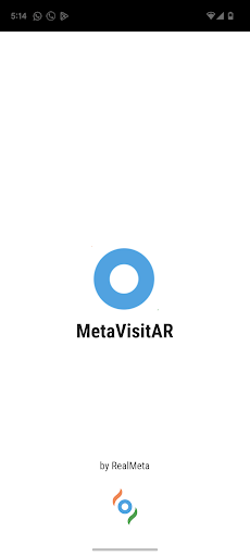 Android application MetaVisit AR screenshort