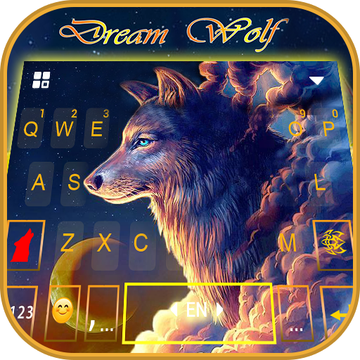 Dreamer Wolf Keyboard Theme  Icon