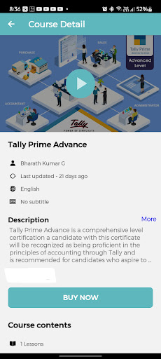 Learn Tally Prime Screen 3