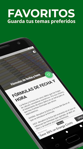 Formulas Hoja de calculo Screen 2