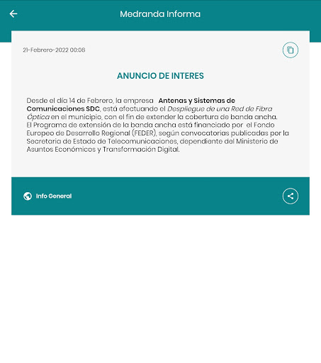 Medranda Informa Screen 3