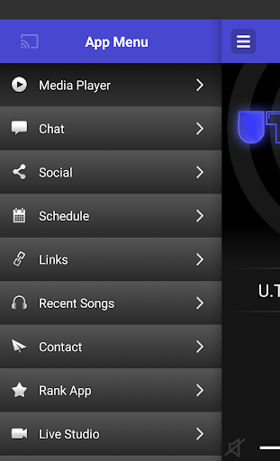 Android application uTm Radio screenshort