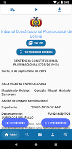Captura de Pantalla 2 Jurisprudencia Constitucional android