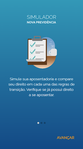 Android application Simulador Nova Previdência screenshort