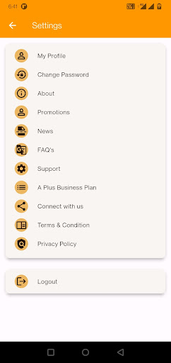 Android application APlus screenshort