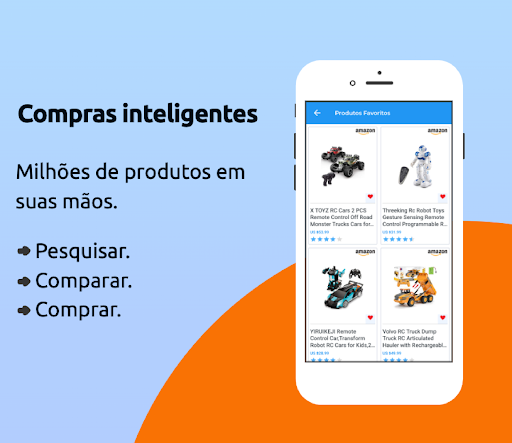Visualização do aplicativo